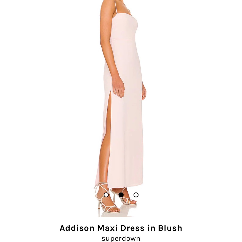 BNWT Revolve Addison Maxi Dress (light pink)